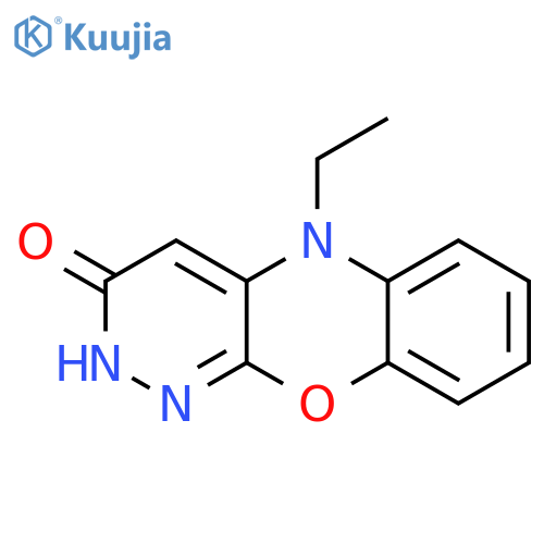 2H-Pyridazino[3,4-b][1,4]benzoxazin-3(5H)-one, 5-ethyl- structure