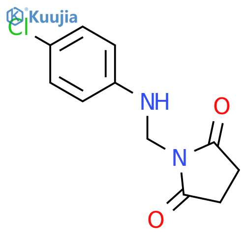 1-{(4-chlorophenyl)aminomethyl}pyrrolidine-2,5-dione structure