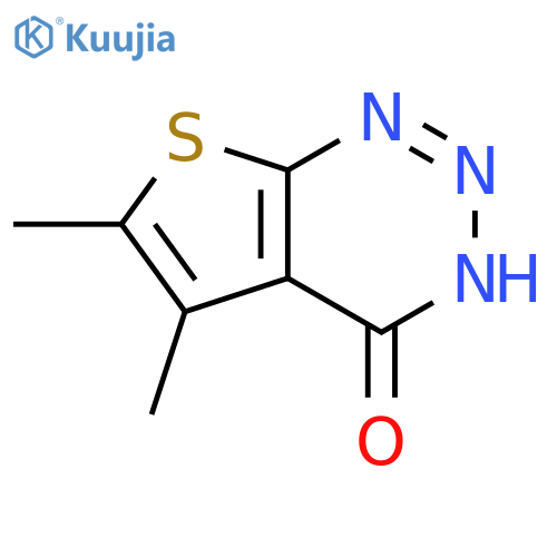 5,6-dimethyl-3H,4H-thieno[2,3-d][1,2,3]triazin-4-one structure