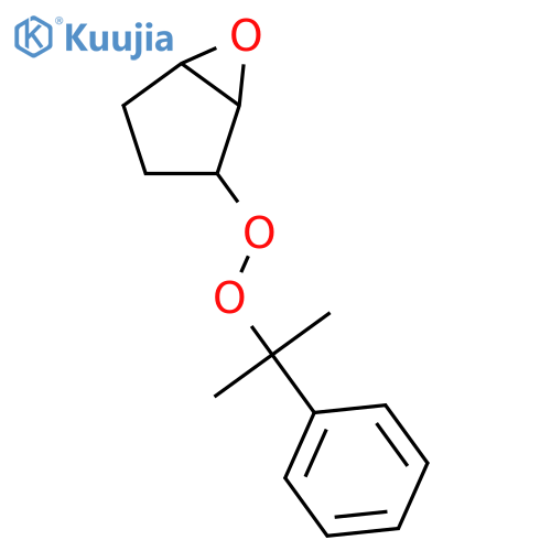 6-Oxabicyclo[3.1.0]hexane, 2-[(1-methyl-1-phenylethyl)dioxy]- structure