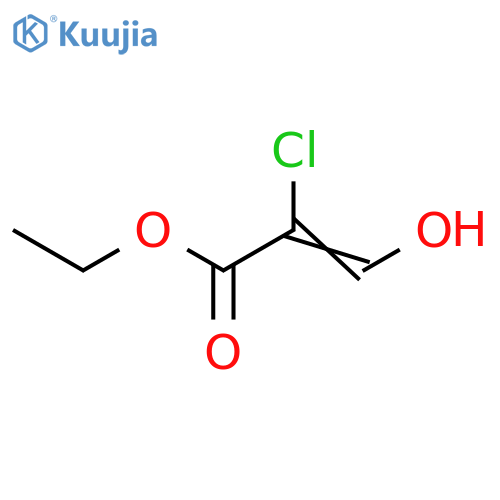 Ethyl 2-chloro-3-hydroxyacrylate structure
