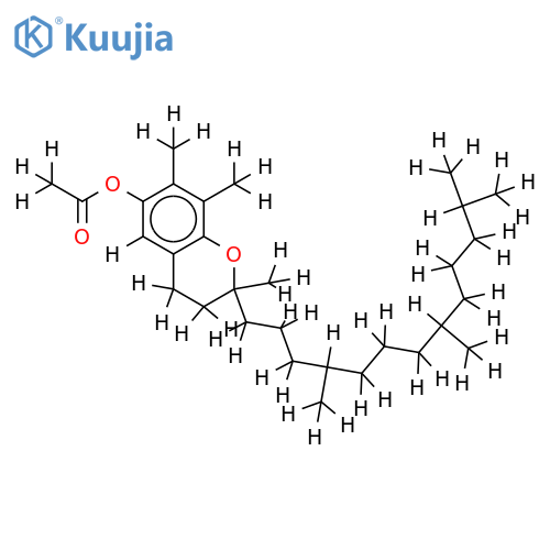 (all-rac)-gamma-tocopheryl acetate structure