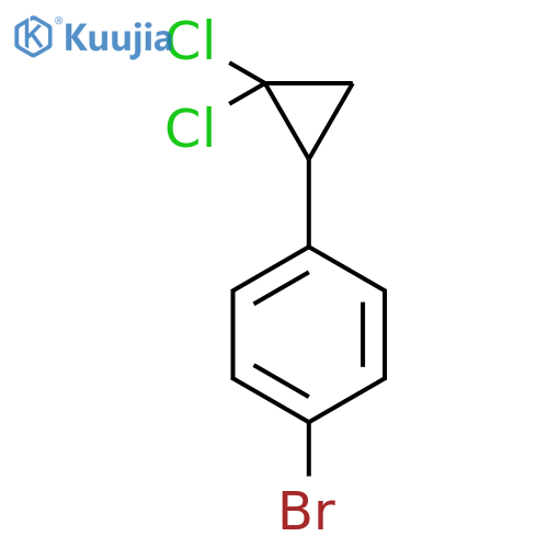 Benzene, 1-bromo-4-(2,2-dichlorocyclopropyl)- structure