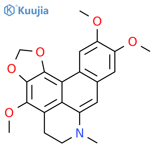 4,10,11-trimethoxy-7-methyl-6,7-dihydro-5H-benzo[g][1,3]dioxolo[4',5':4,5]benzo[1,2,3-de]quinoline structure