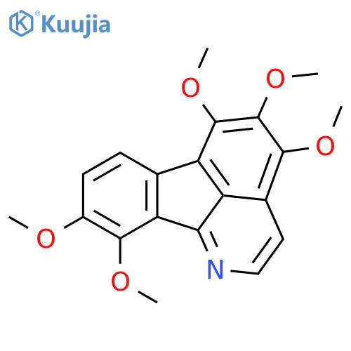 4,5,6,9,10-pentamethoxy-indeno[1,2,3-ij]isoquinoline structure