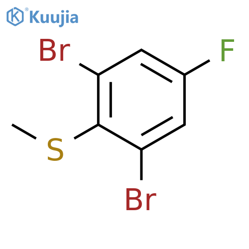 2,6-Dibromo-4-fluorothioanisole structure