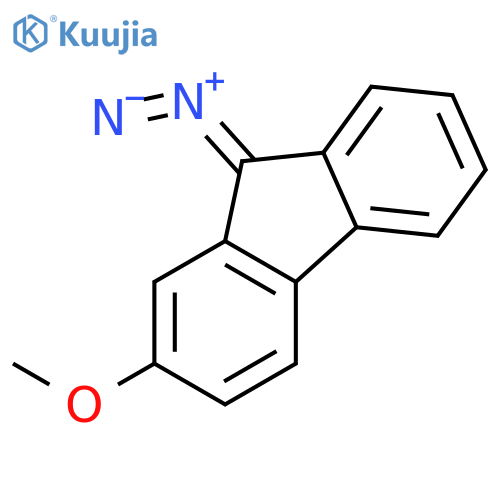 9-Diazo-2-methoxy-9H-fluorene structure