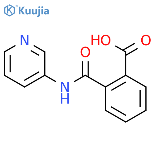 2-(pyridin-3-ylcarbamoyl)benzoic Acid structure