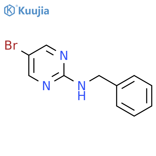 2-Benzylamino-5-bromopyrimidine structure