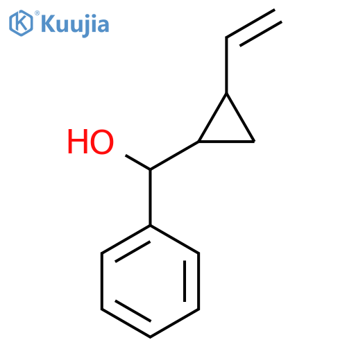 Benzenemethanol, α-(2-ethenylcyclopropyl)- structure