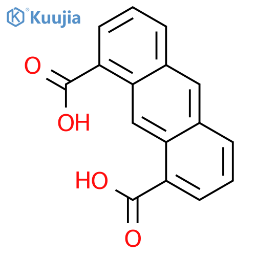 1,8-Anthracenedicarboxylic acid structure