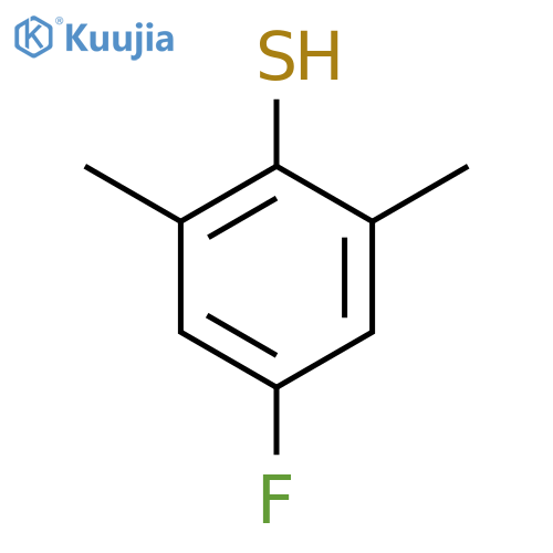 4-fluoro-2,6-dimethylbenzene-1-thiol structure