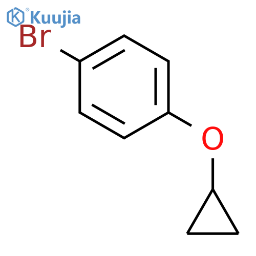 1-Bromo-4-cyclopropoxybenzene structure