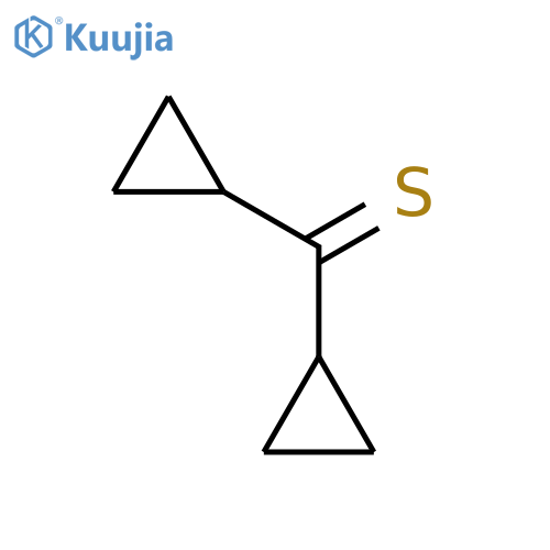 Methanethione, dicyclopropyl- structure