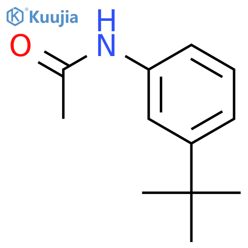 Acetamide, N-[3-(1,1-dimethylethyl)phenyl]- structure