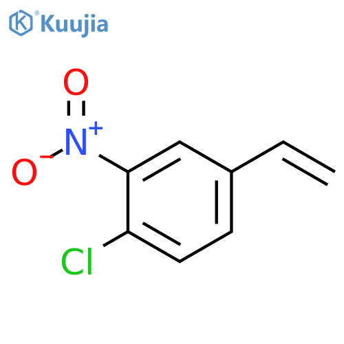 1-chloro-4-ethenyl-2-nitrobenzene structure