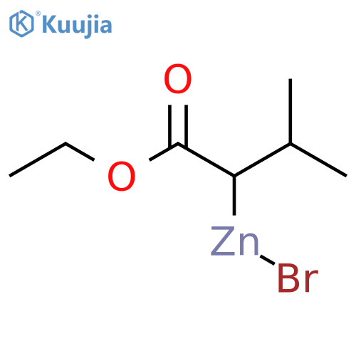 1-Ethoxy-3-methyl-1-oxobutan-2-ylzinc bromide structure