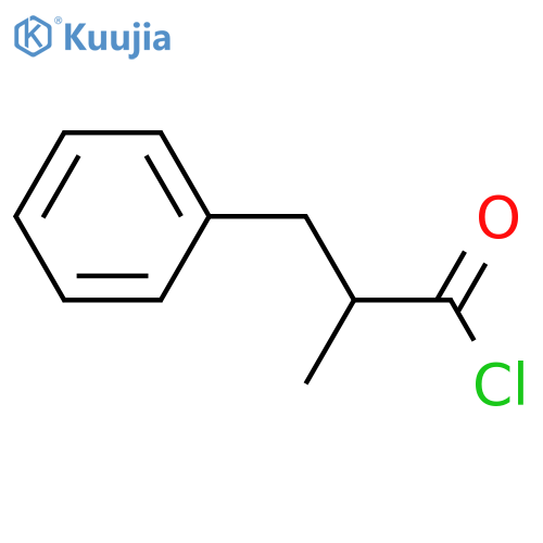a-Methyl-benzenepropanoyl Chloride structure