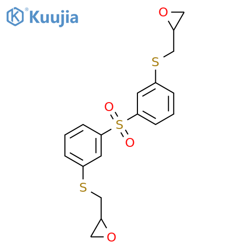 Oxirane, 2,2'-[sulfonylbis(3,1-phenylenethiomethylene)]bis- structure