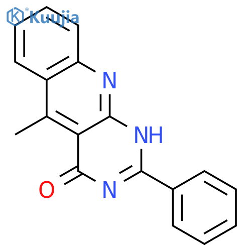 Pyrimido[4,5-b]quinolin-4(1H)-one, 5-methyl-2-phenyl- structure