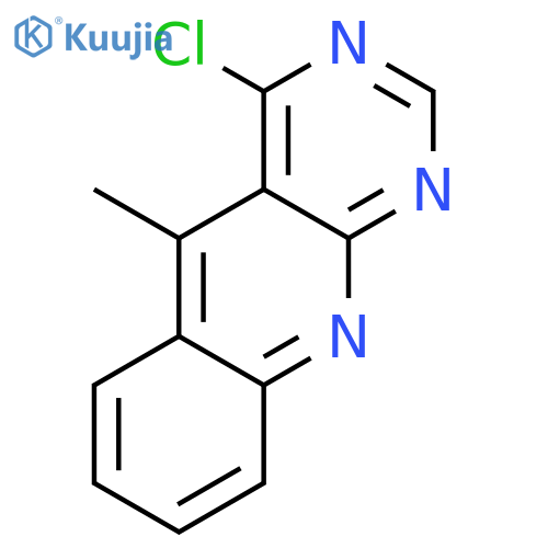 Pyrimido[4,5-b]quinoline, 4-chloro-5-methyl- structure