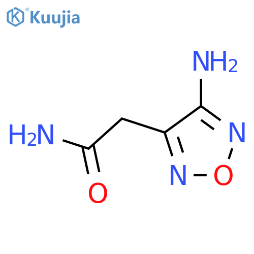 1,2,5-Oxadiazole-3-acetamide,4-amino- structure