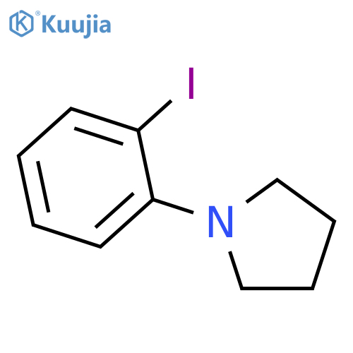 1-(2-iodophenyl)pyrrolidine structure