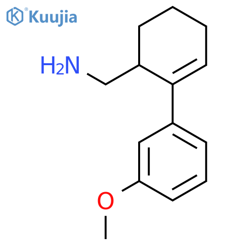 2-Cyclohexene-1-methanamine, 2-(3-methoxyphenyl)- structure