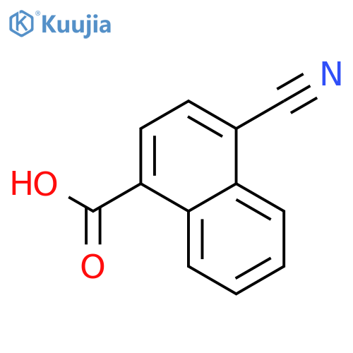 4-Cyano-1-naphthoic Acid structure