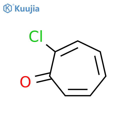 2-chlorocyclohepta-2,4,6-trien-1-one structure