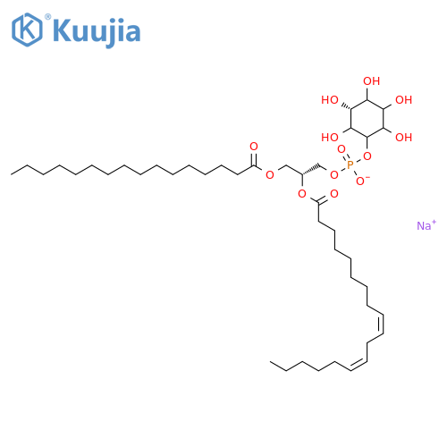 Phosphatidylinositols, soya, sodium salts structure