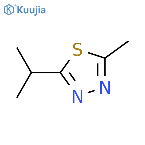 1,3,4-Thiadiazole, 2-methyl-5-(1-methylethyl)- structure