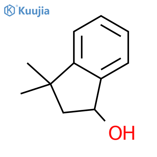 1H-Inden-1-ol,2,3-dihydro-3,3-dimethyl- structure
