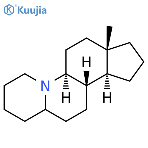 Indeno[4,5-c]quinolizine, hexadecahydro-7a-methyl-, (5aS,7aS,10aS,10bS)- structure