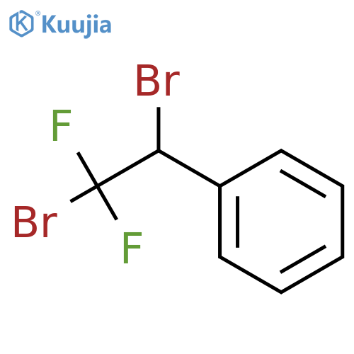 (1,2-Dibromo-2,2-difluoroethyl)benzene structure