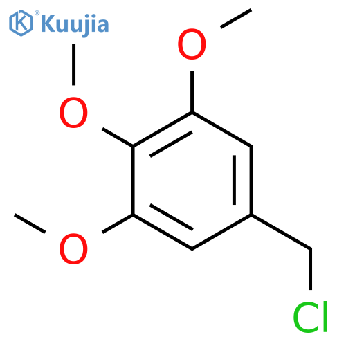 3,4,5-Trimethoxybenzyl chloride structure