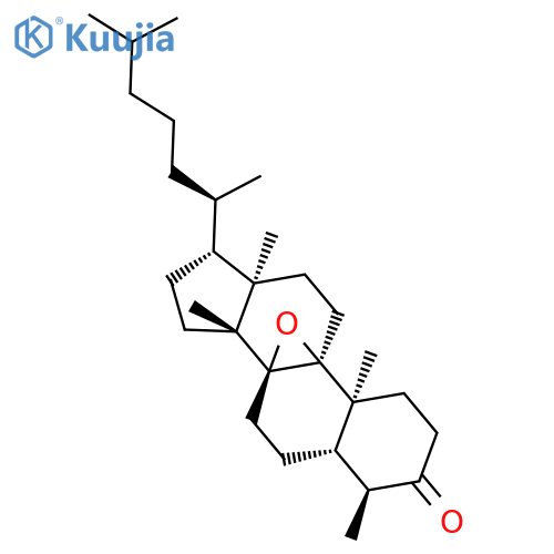 Cholestan-3-one, 8,9-epoxy-4,14-dimethyl-, (4a,5a,8a)- structure