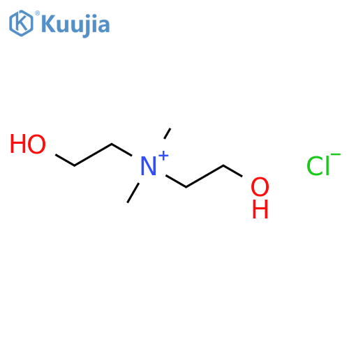 Bis(2-hydroxyethyl)dimethylammonium Chloride structure