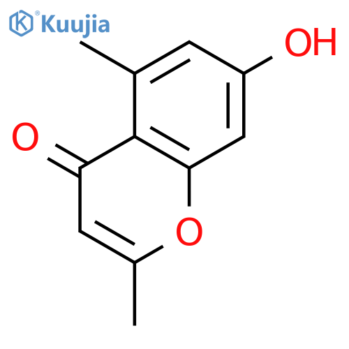 4H-1-Benzopyran-4-one, 7-hydroxy-2,5-dimethyl- structure