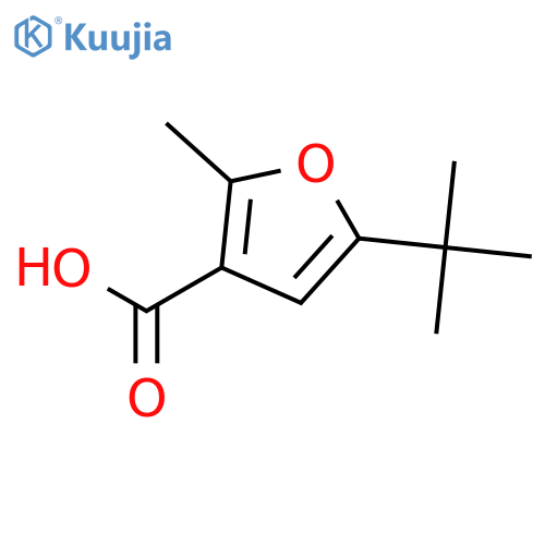 5-tert-Butyl-2-methylfuran-3-carboxylic Acid structure