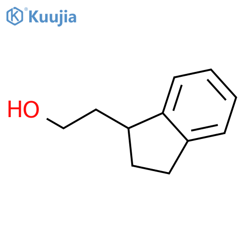 2-(2,3-dihydro-1H-inden-1-yl)ethan-1-ol structure