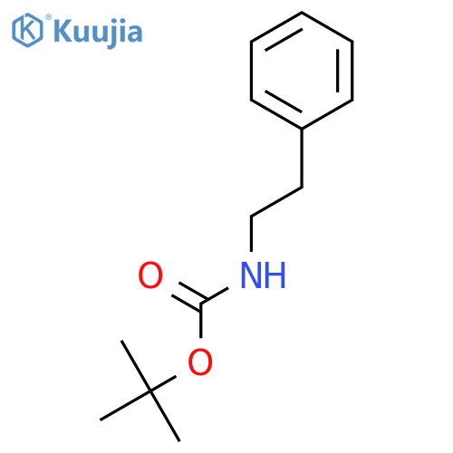tert-butyl N-(2-phenylethyl)carbamate structure