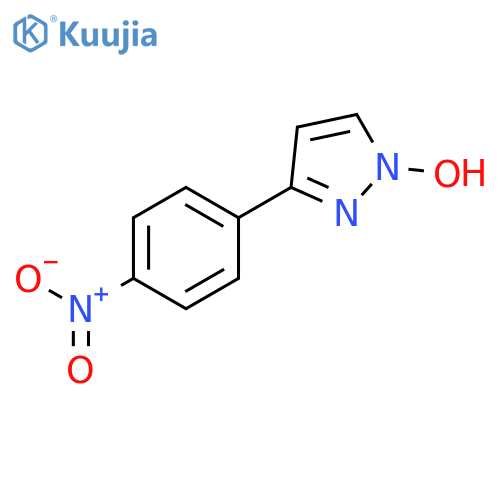 1H-Pyrazole, 1-hydroxy-3-(4-nitrophenyl)- structure