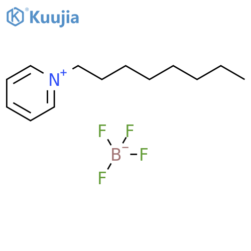 Pyridinium, 1-octyl-, tetrafluoroborate(1-) structure