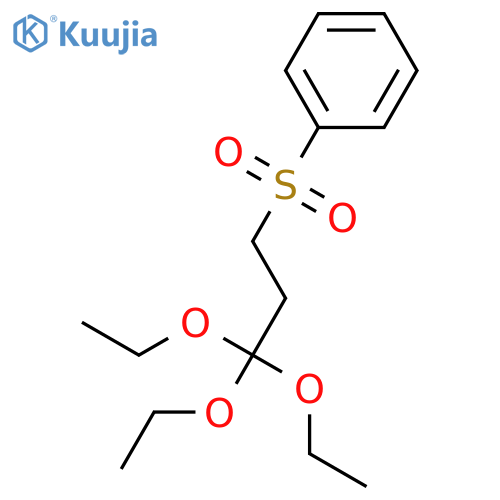 3,3,3-triethoxypropylsulfonylbenzene structure