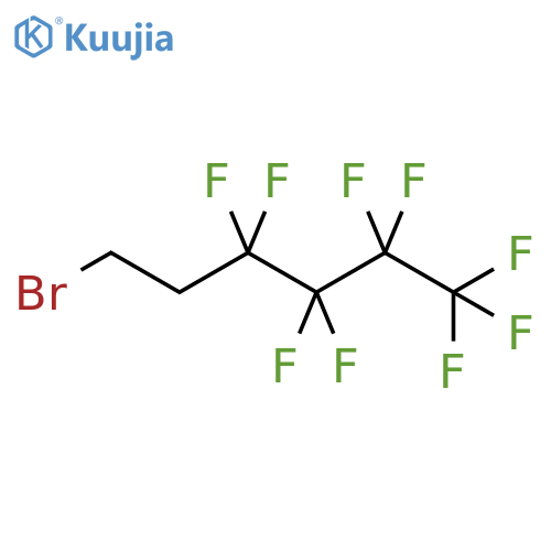 1-Bromo-3,3,4,4,5,5,6,6,6-nonafluorohexane structure