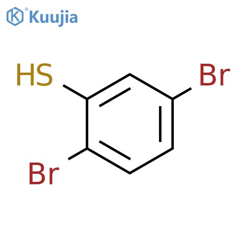 2,5-dibromobenzene-1-thiol structure