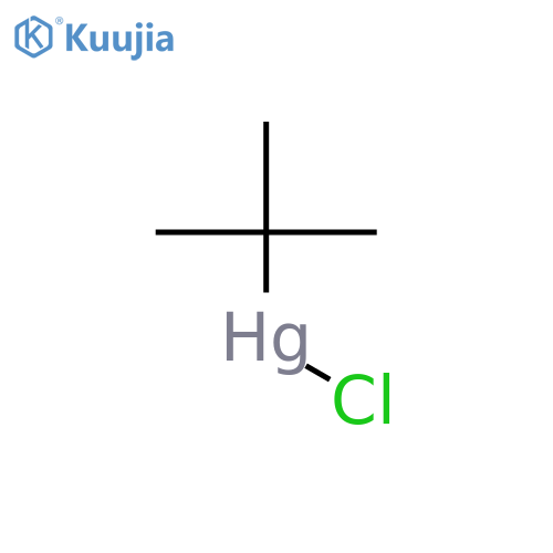 Mercury,chloro(1,1-dimethylethyl)- structure