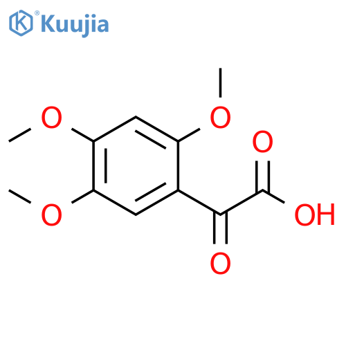 2-oxo-2-(2,4,5-trimethoxyphenyl)acetic acid structure