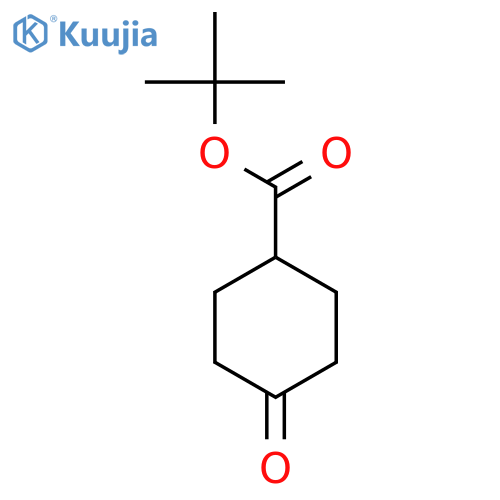 tert-butyl 4-oxocyclohexane-1-carboxylate structure